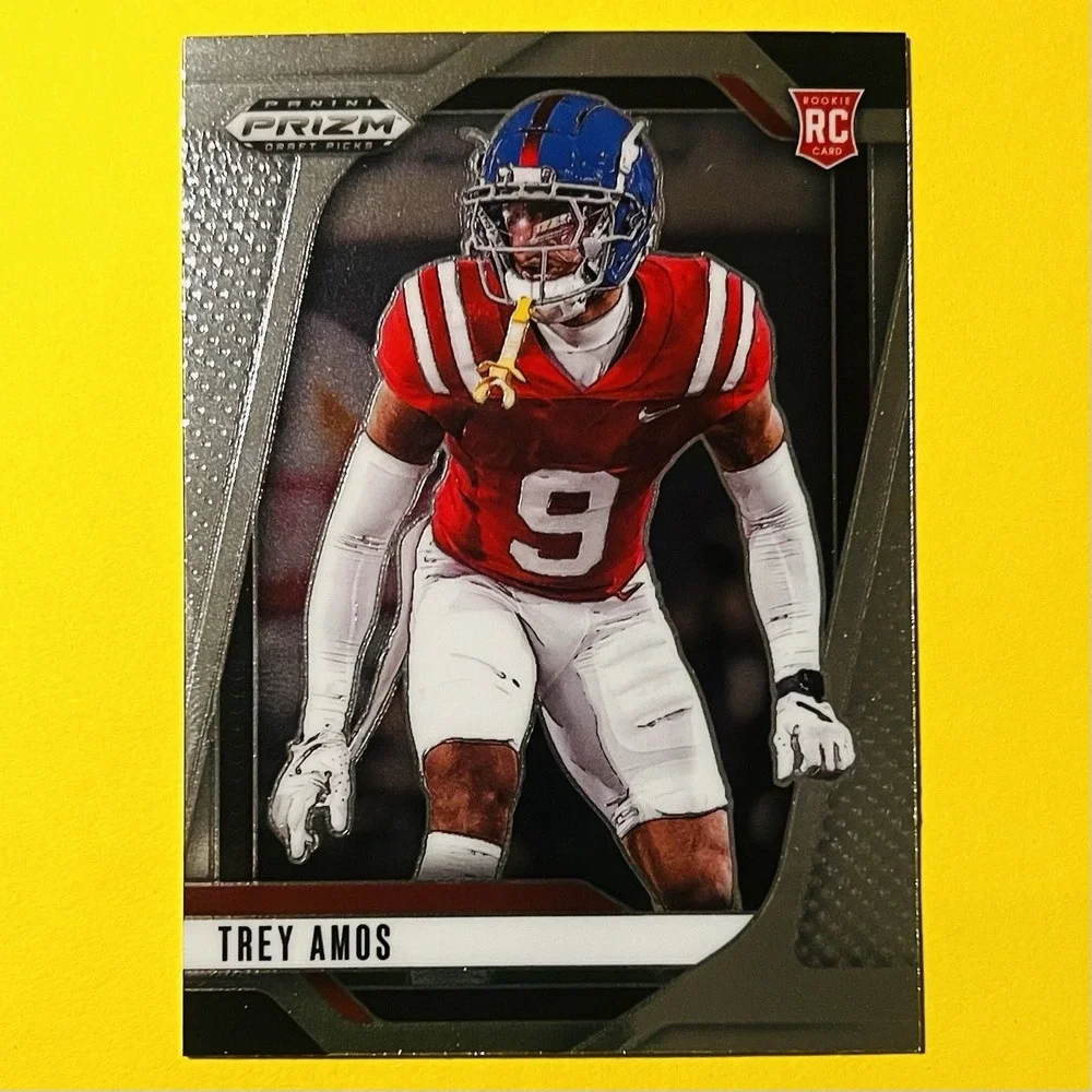 2025 Panini Prizm Draft Picks Trey Amos Rookie RC #89 Ole Miss Rebels